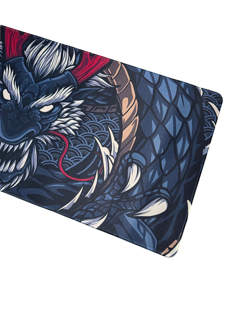 Alfombrilla Eclipse Dragon Azul Oscuro XXL - 900 x 400 x 3 mm - Antideslizante